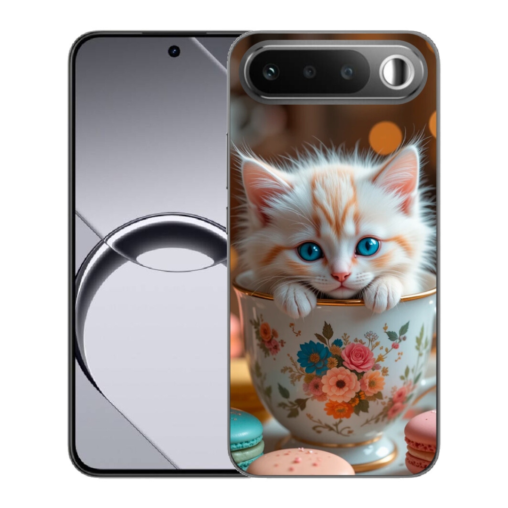 Gelový kryt mmCase na Realme 16 5G - roztomilé kotě 6