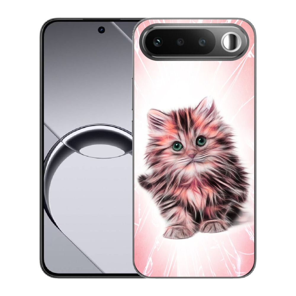 Gelový kryt mmCase na Realme 16 5G - roztomilé kotě