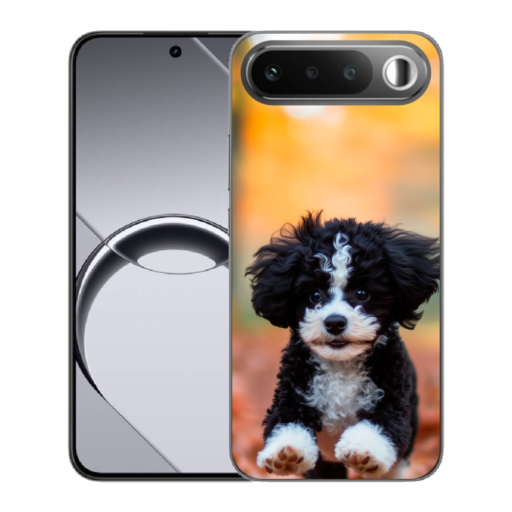 Gelový kryt mmCase na Realme 16 5G - roztomilé štěně 2