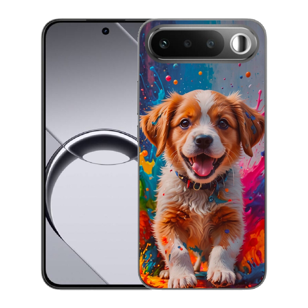 Gelový kryt mmCase na Realme 16 5G - roztomilé štěně 3