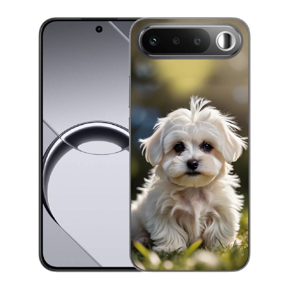 Gelový kryt mmCase na Realme 16 5G - roztomilý maltézský psík