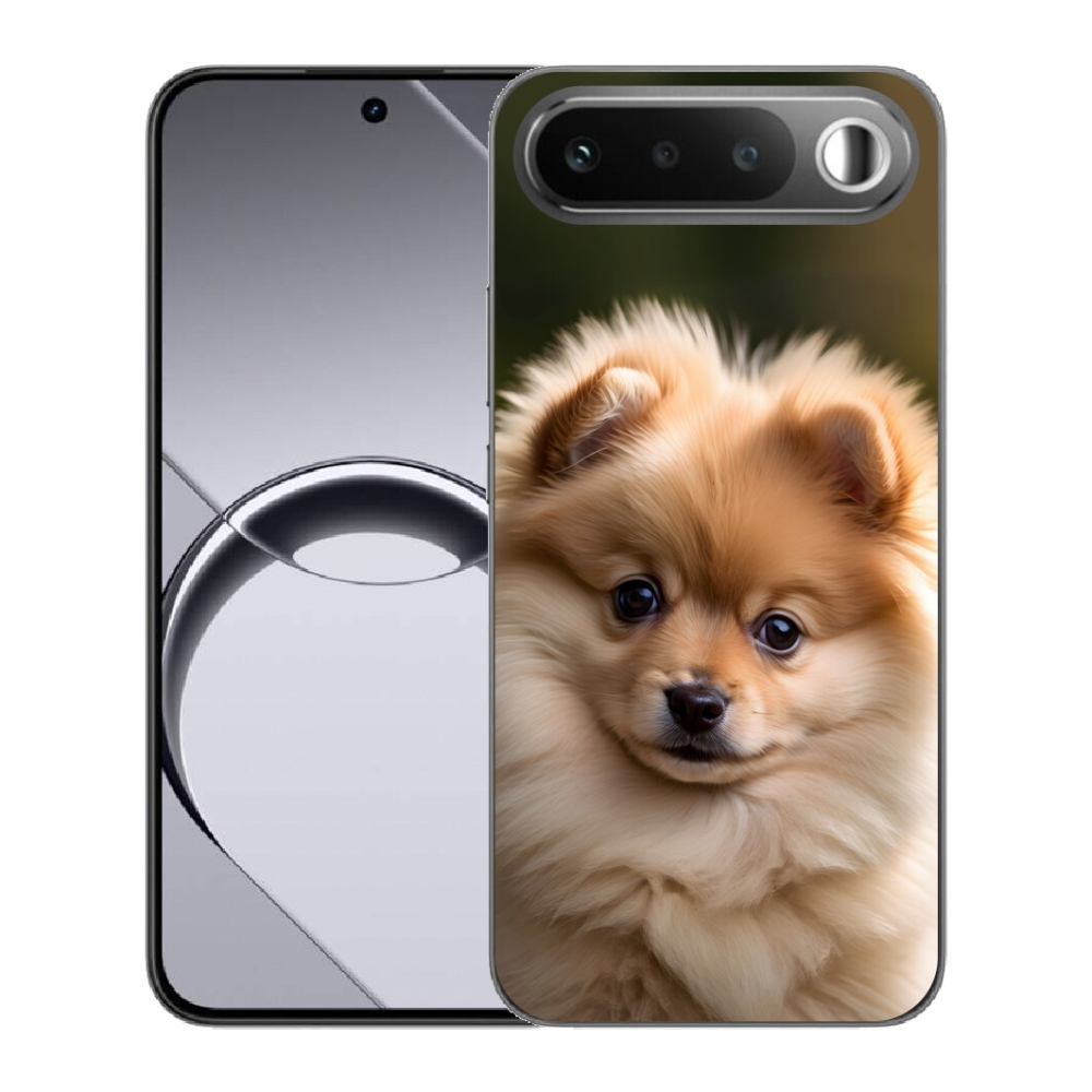 Gelový kryt mmCase na Realme 16 5G - roztomilý pomeranian 2