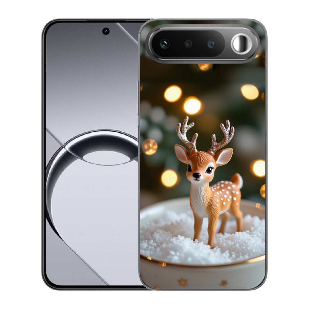 Gelový kryt mmCase na Realme 16 5G - roztomilý vánoční jelen