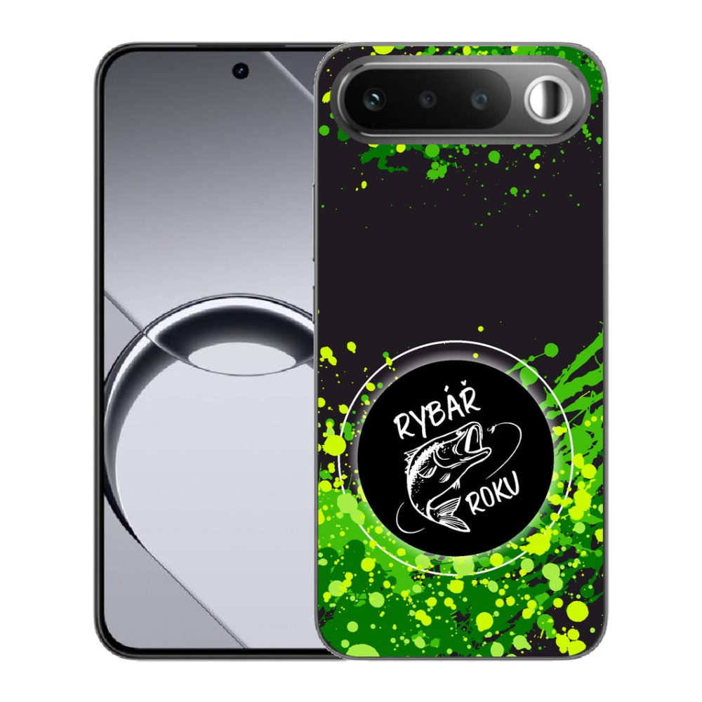 Gelový kryt mmCase na Realme 16 5G - rybář roku černé pozadí