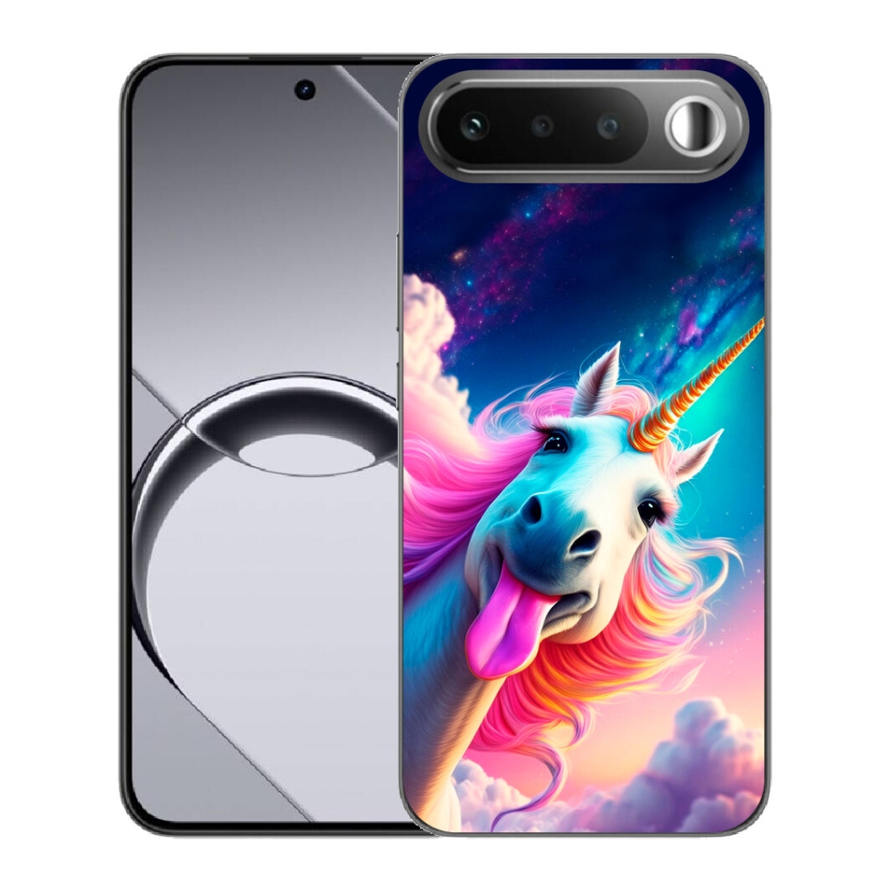 Gelový kryt mmCase na Realme 16 5G - šílený jednorožec