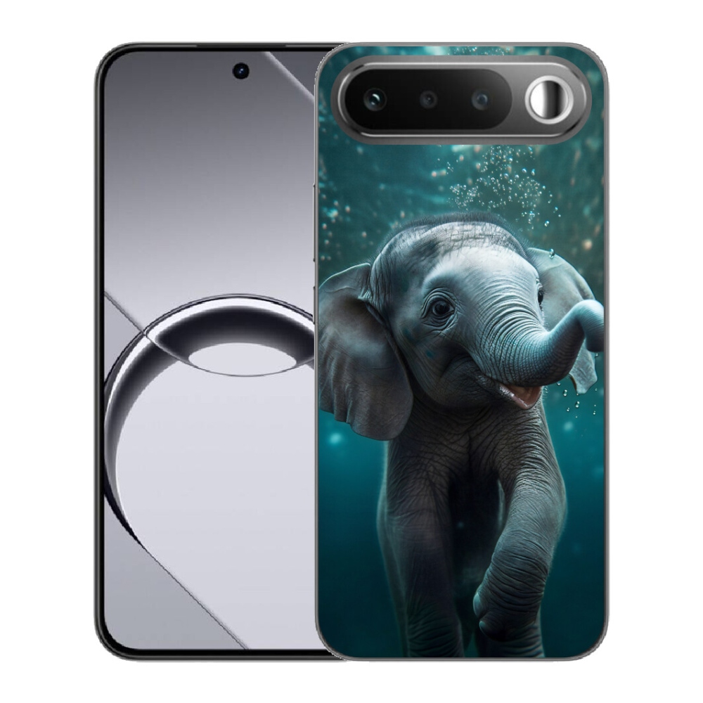 Gelový kryt mmCase na Realme 16 5G - slůně pod vodou