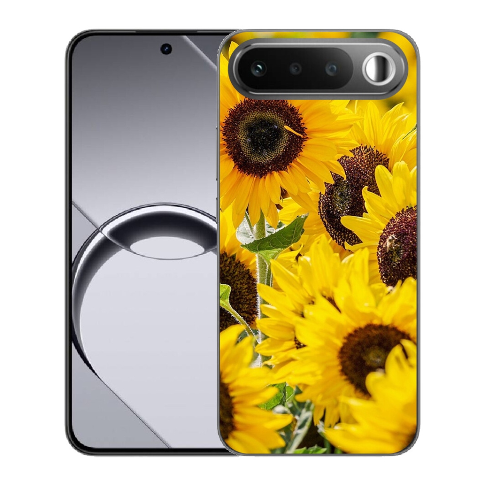 Gelový kryt mmCase na Realme 16 5G - slunečnice