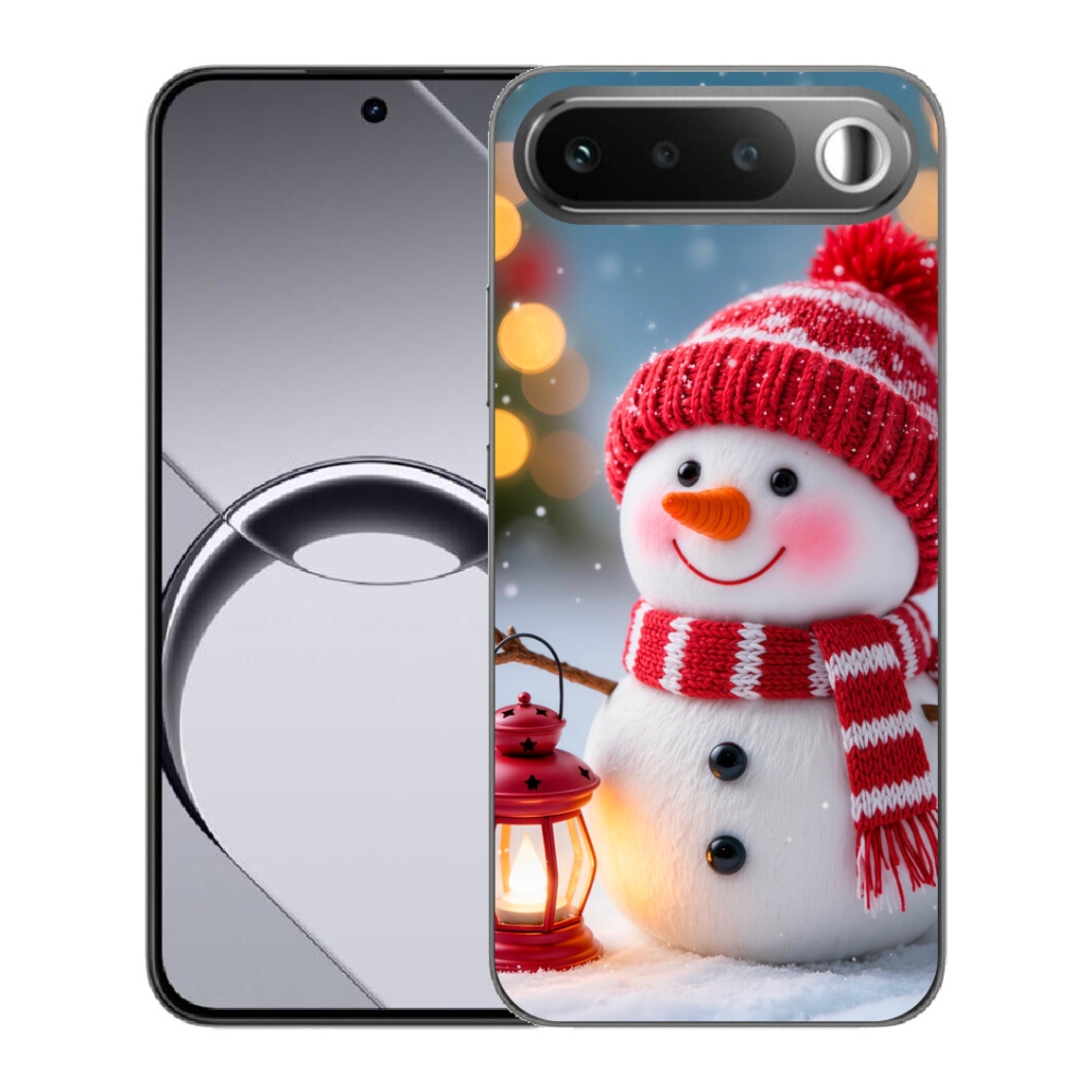 Gelový kryt mmCase na Realme 16 5G - sněhulák 2