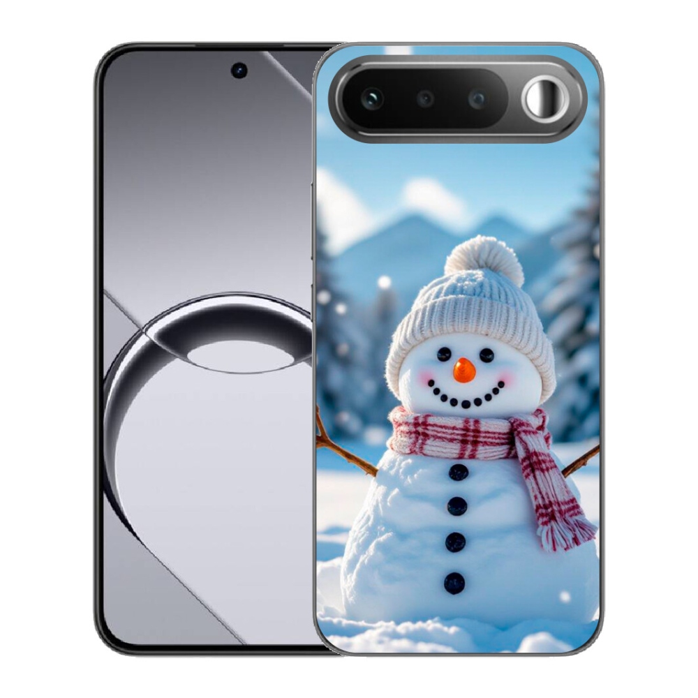 Gelový kryt mmCase na Realme 16 5G - sněhulák 3