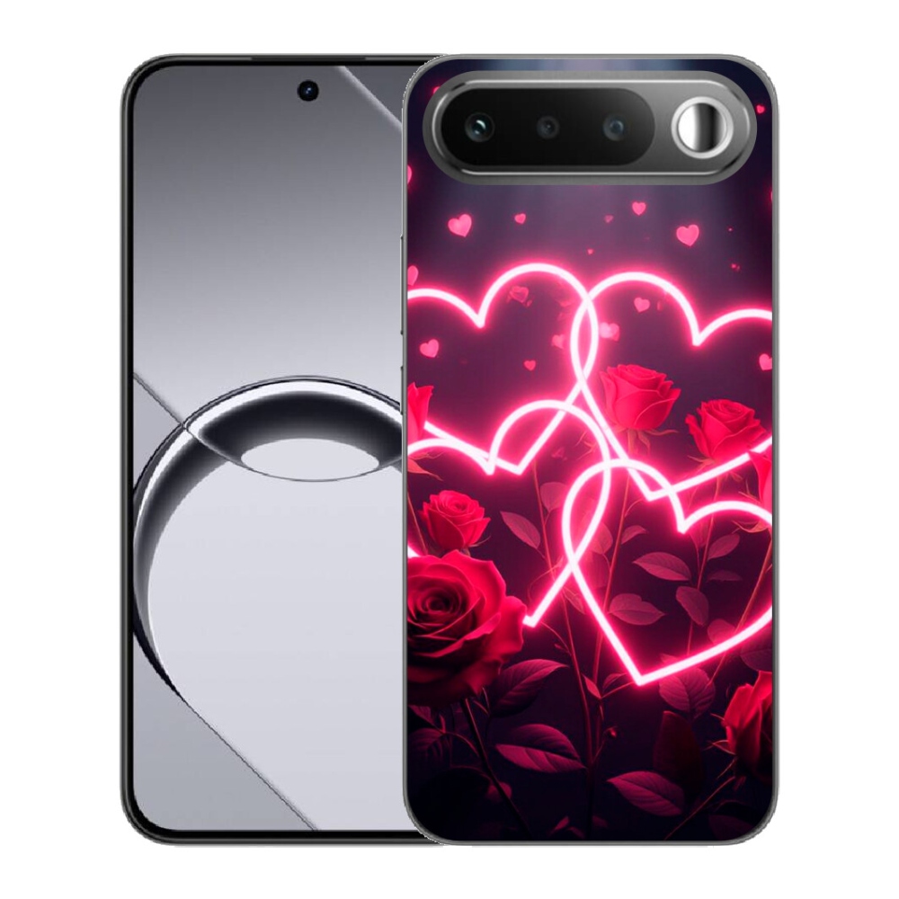 Gelový kryt mmCase na Realme 16 5G - srdce lásky