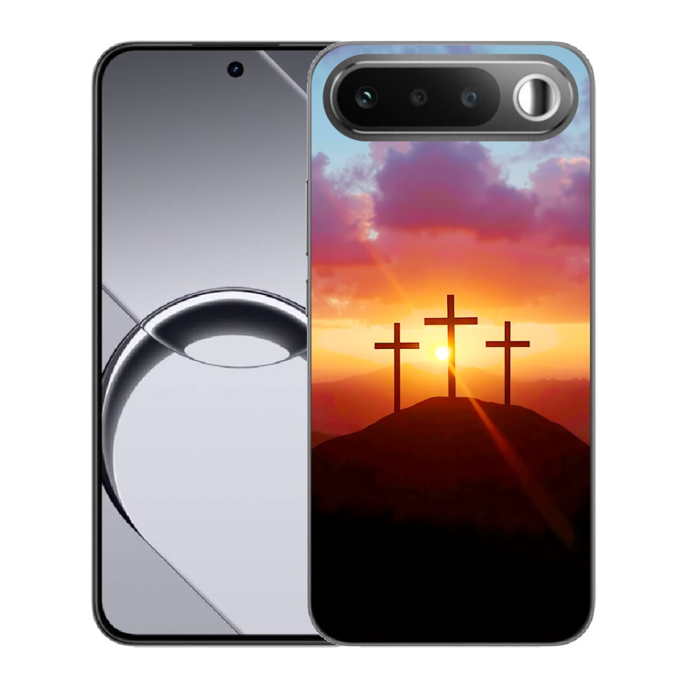 Gelový kryt mmCase na Realme 16 5G - tři kříže