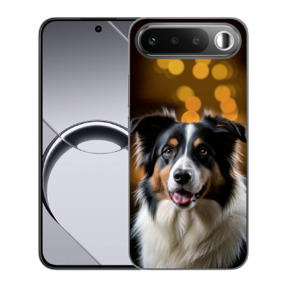 Gelový kryt mmCase na Realme 16 5G - usměvavý australský ovčák