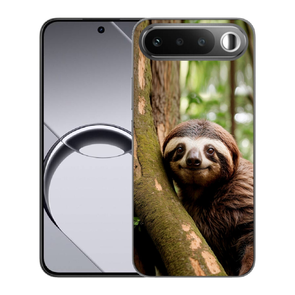 Gelový kryt mmCase na Realme 16 5G - usměvavý lenochod
