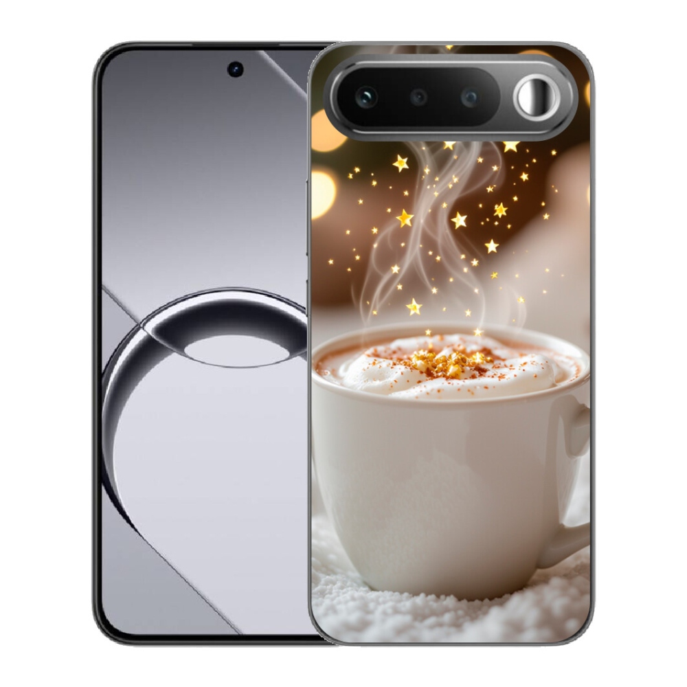 Gelový kryt mmCase na Realme 16 5G - vánoční horký nápoj