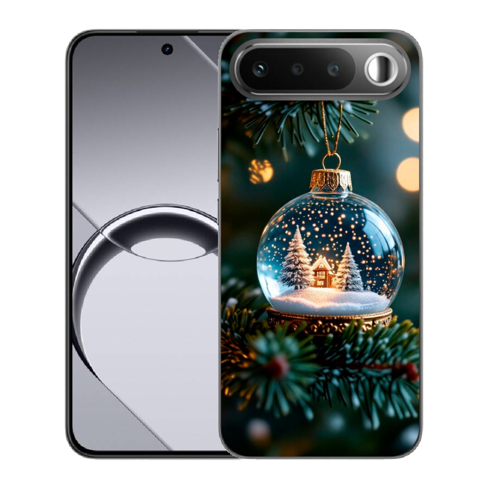 Gelový kryt mmCase na Realme 16 5G - vánoční koule 2