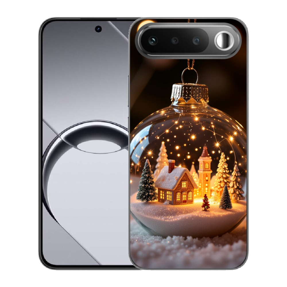 Gelový kryt mmCase na Realme 16 5G - vánoční koule 3