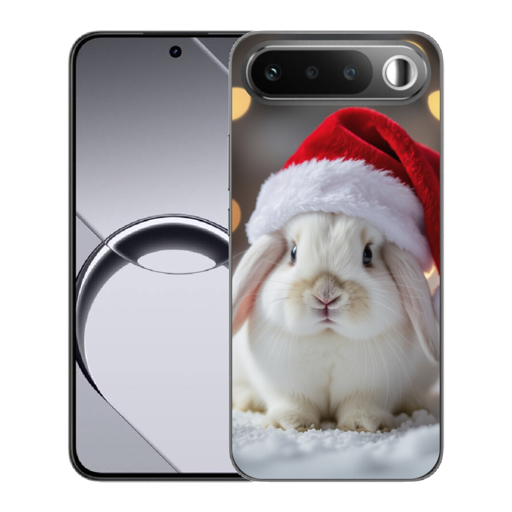 Gelový kryt mmCase na Realme 16 5G - vánoční králík