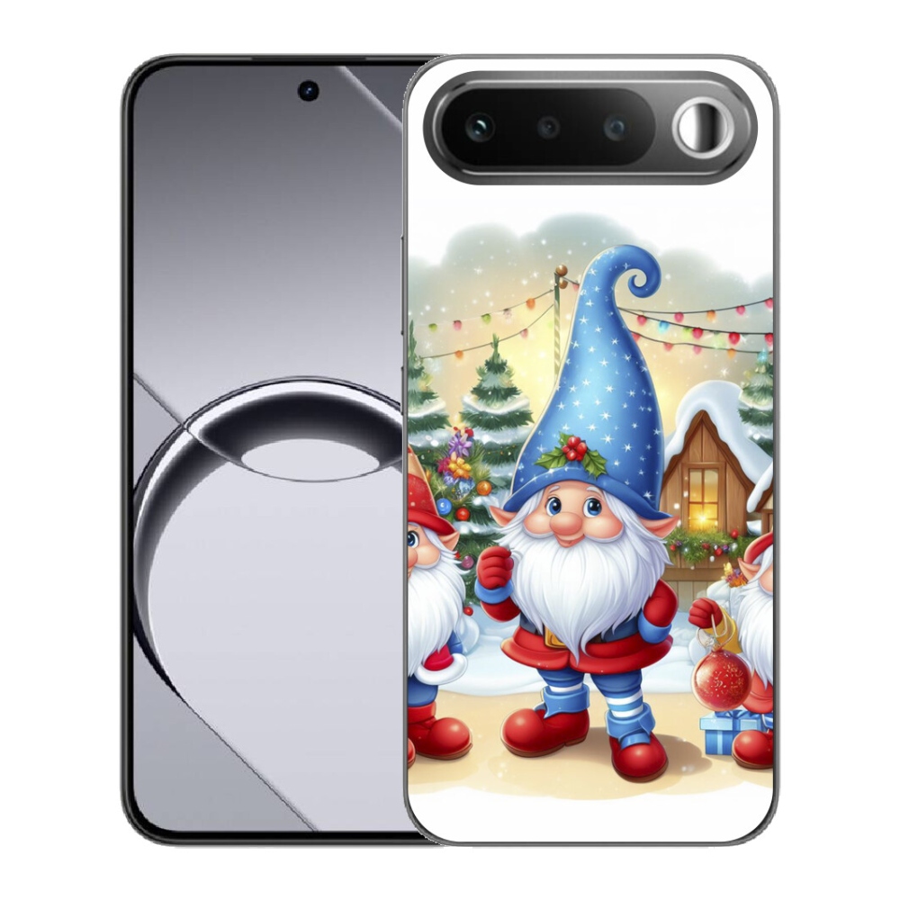 Gelový kryt mmCase na Realme 16 5G - vánoční skřítci
