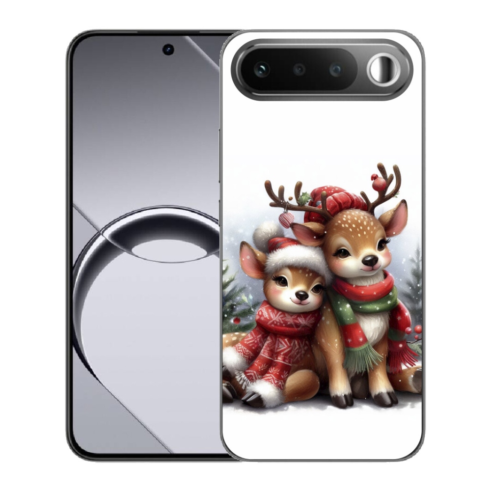 Gelový kryt mmCase na Realme 16 5G - vánoční sobi