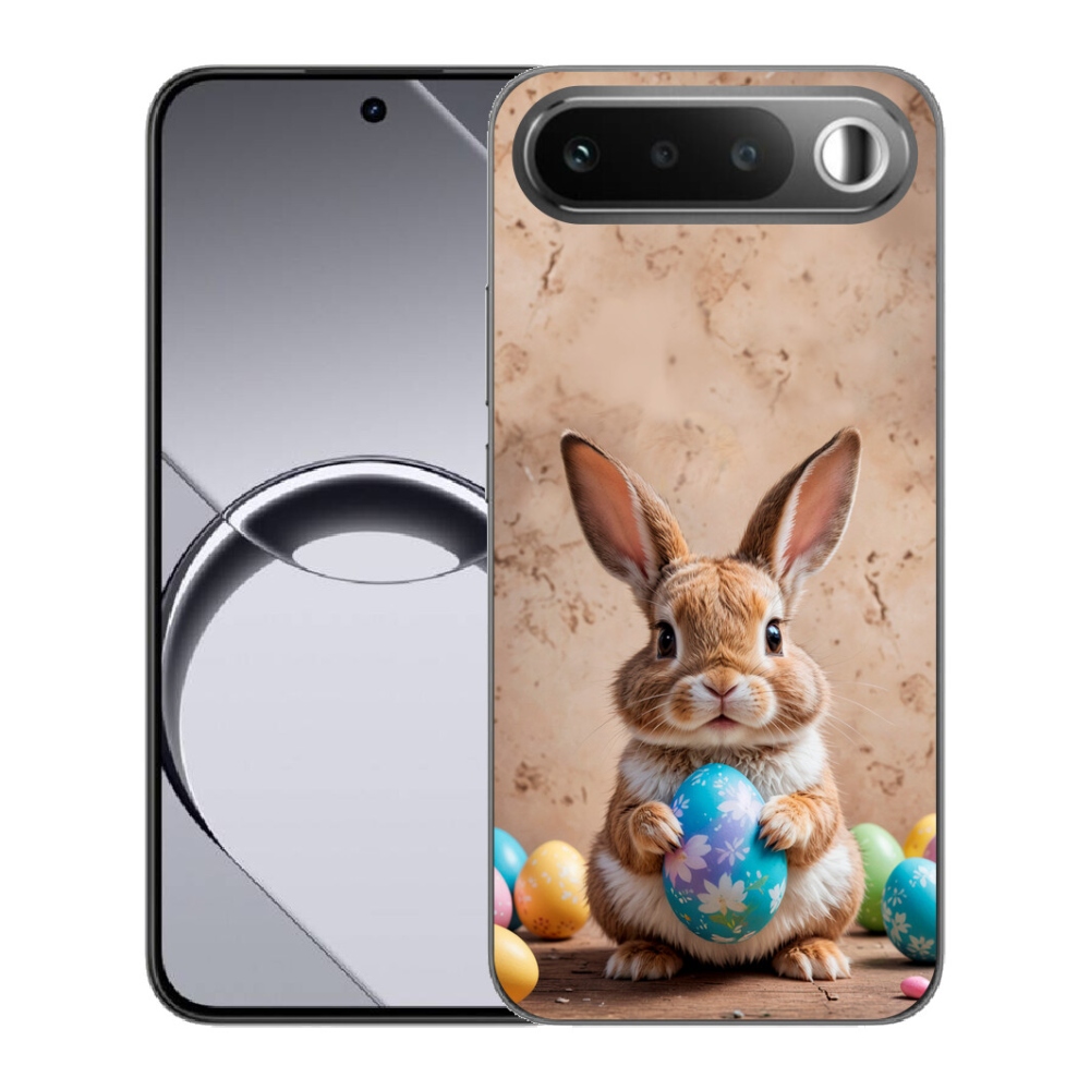 Gelový kryt mmCase na Realme 16 5G - velikonoční králíček