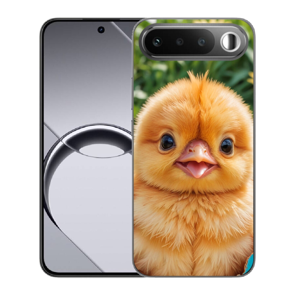 Gelový kryt mmCase na Realme 16 5G - veselé kuřátko