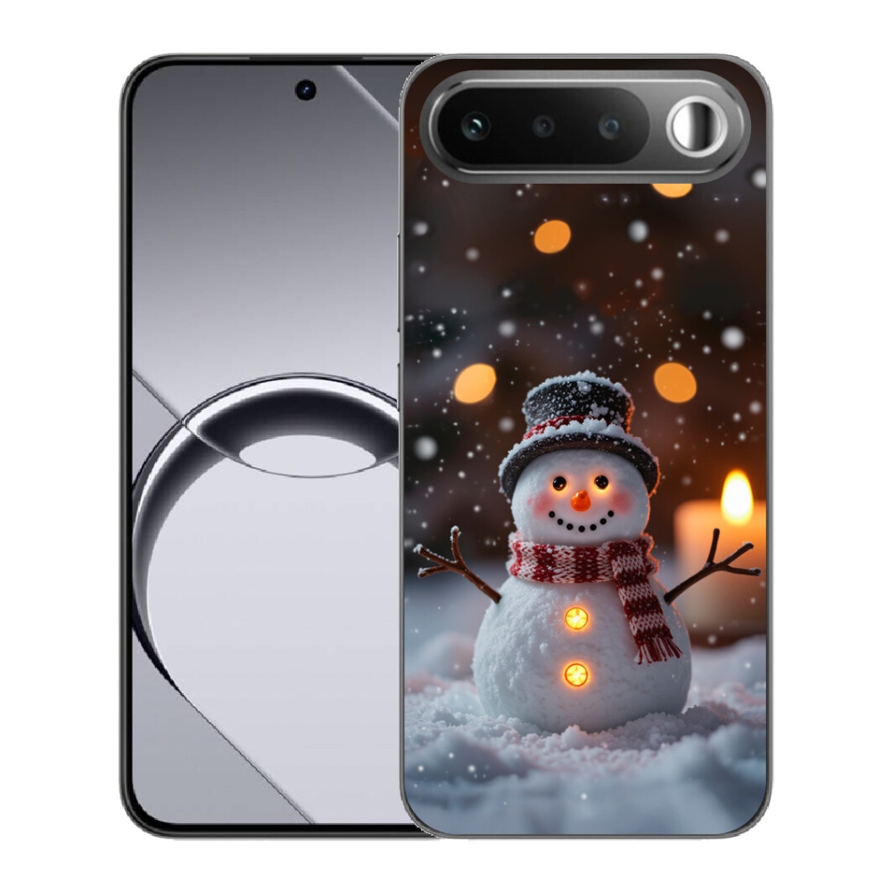 Gelový kryt mmCase na Realme 16 5G - veselý sněhulák