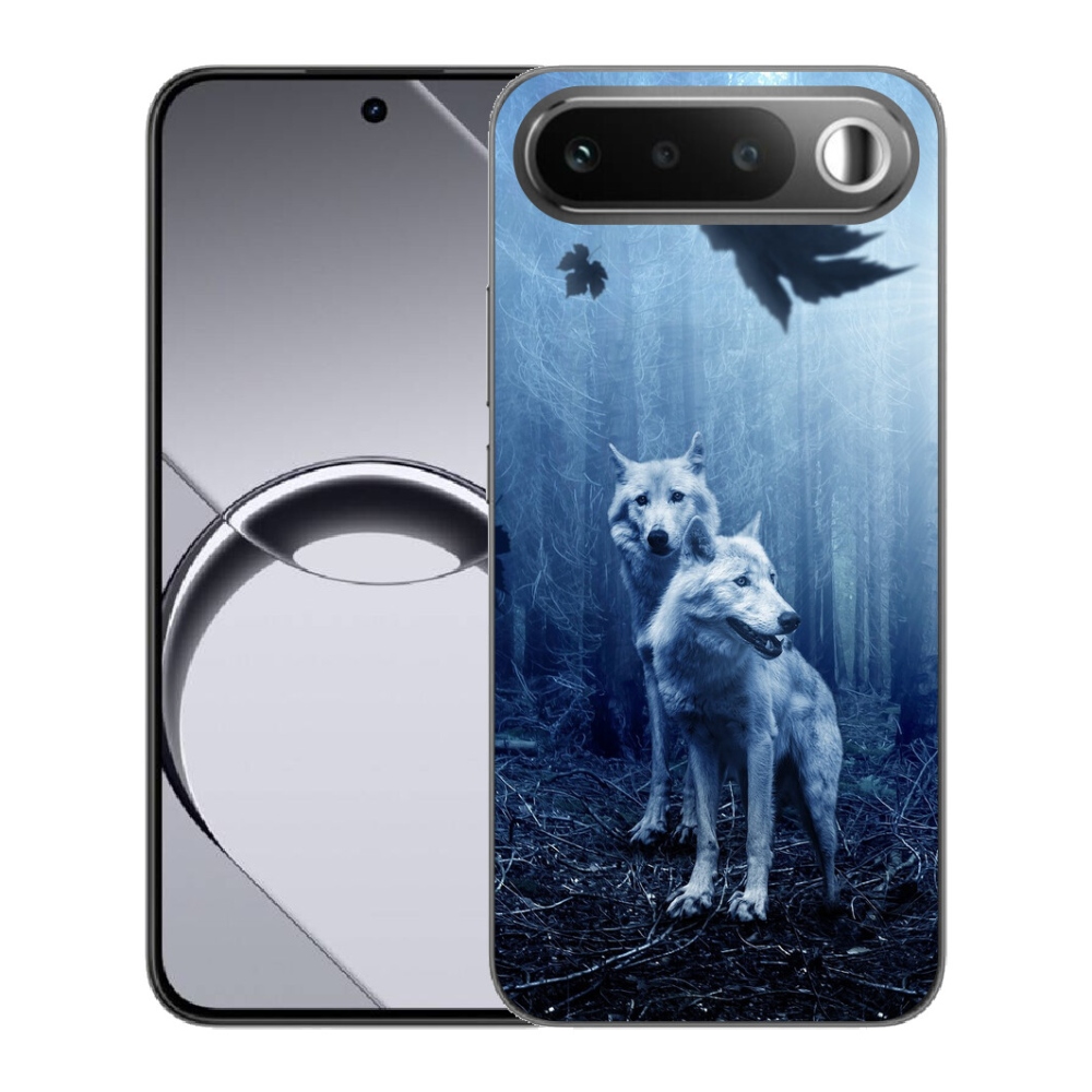 Gelový kryt mmCase na Realme 16 5G - vlci v lese