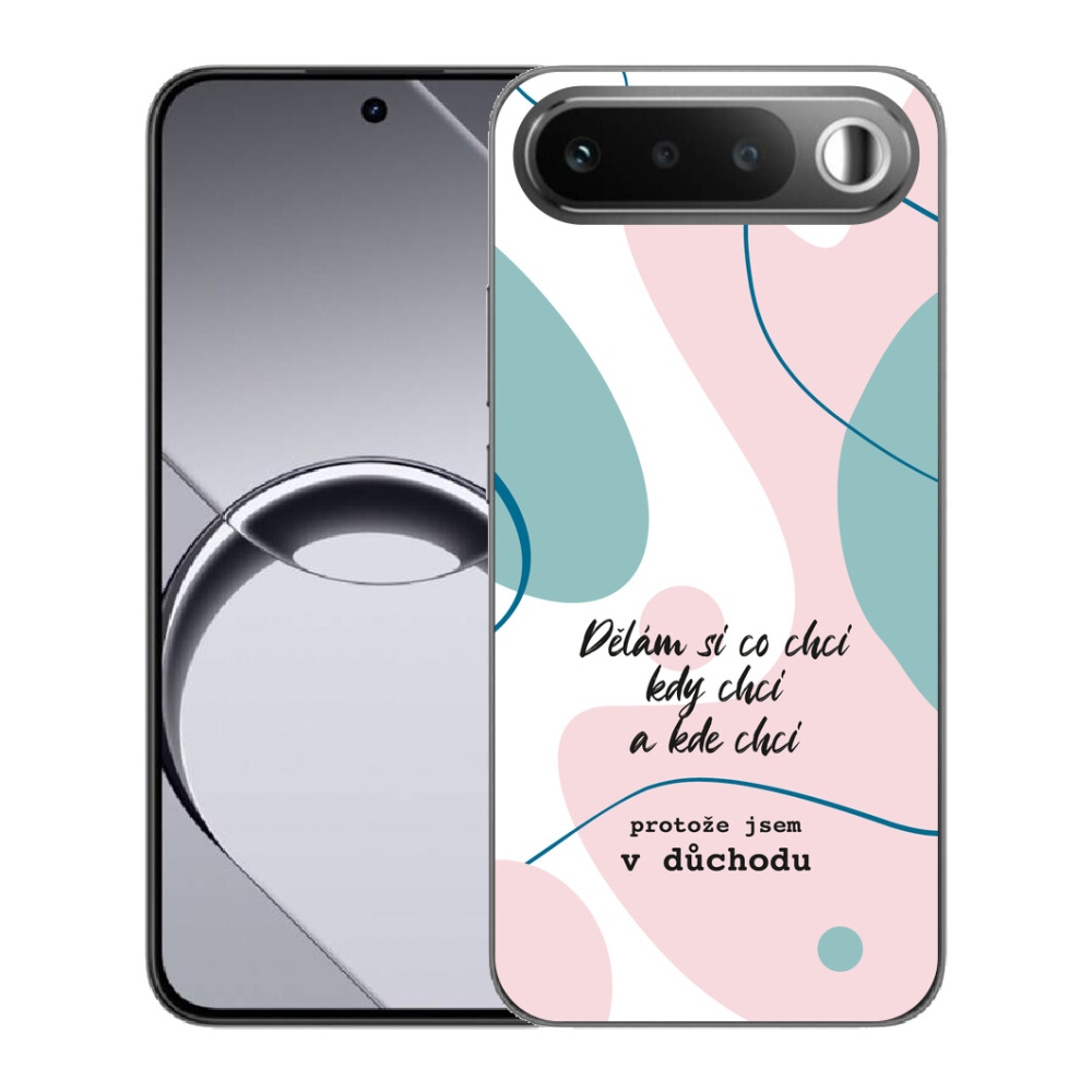 Gelový kryt mmCase na Realme 16 5G - vtipný text 10 bílé pozadí