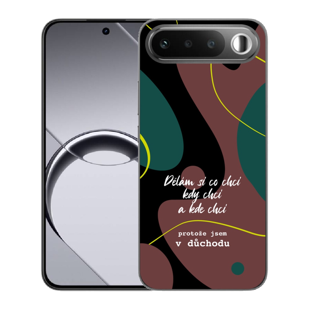 Gelový kryt mmCase na Realme 16 5G - vtipný text 10 černé pozadí