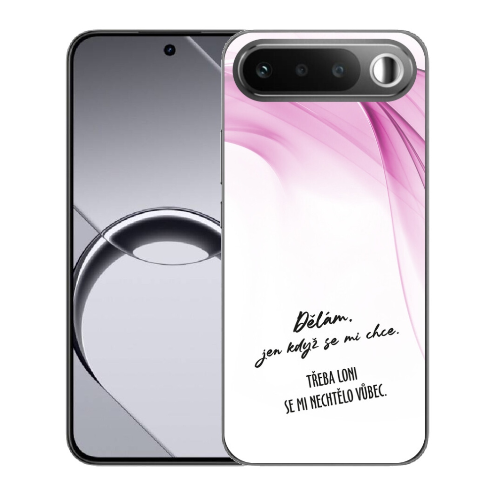 Gelový kryt mmCase na Realme 16 5G - vtipný text 12 bílé pozadí