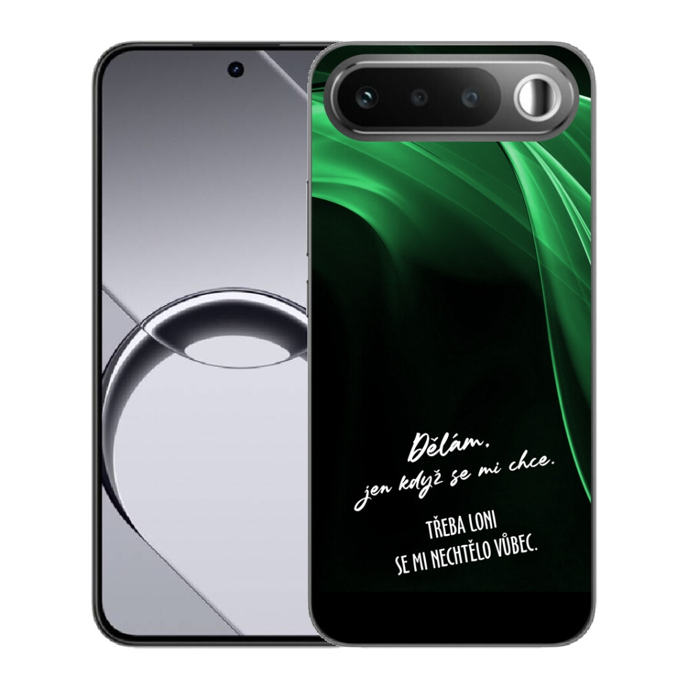 Gelový kryt mmCase na Realme 16 5G - vtipný text 12 černé pozadí