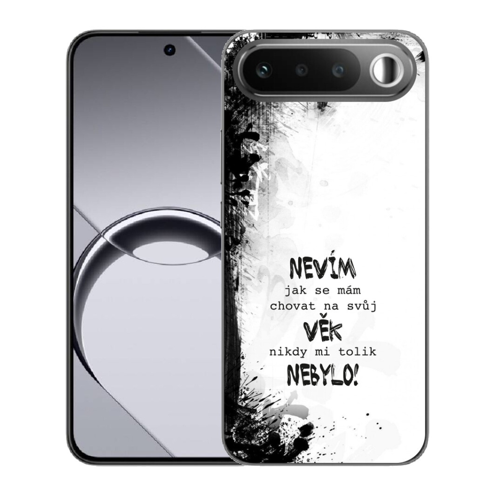 Gelový kryt mmCase na Realme 16 5G - vtipný text 14 bílé pozadí