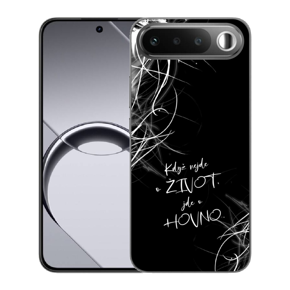 Gelový kryt mmCase na Realme 16 5G - vtipný text 16 černé pozadí
