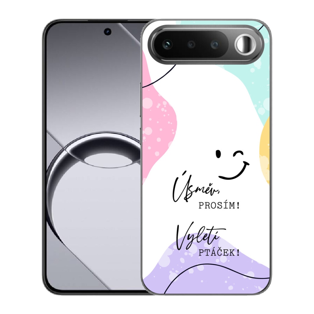 Gelový kryt mmCase na Realme 16 5G - vtipný text 4 bílé pozadí