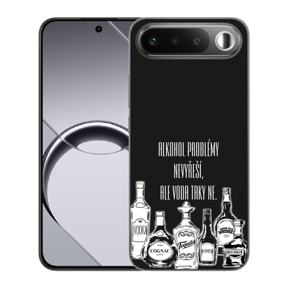 Gelový kryt mmCase na Realme 16 5G - vtipný text černé pozadí
