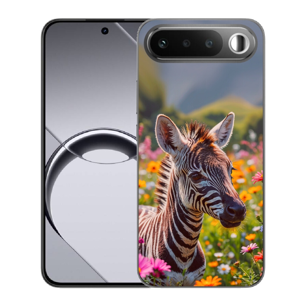Gelový kryt mmCase na Realme 16 5G - zebra na louce