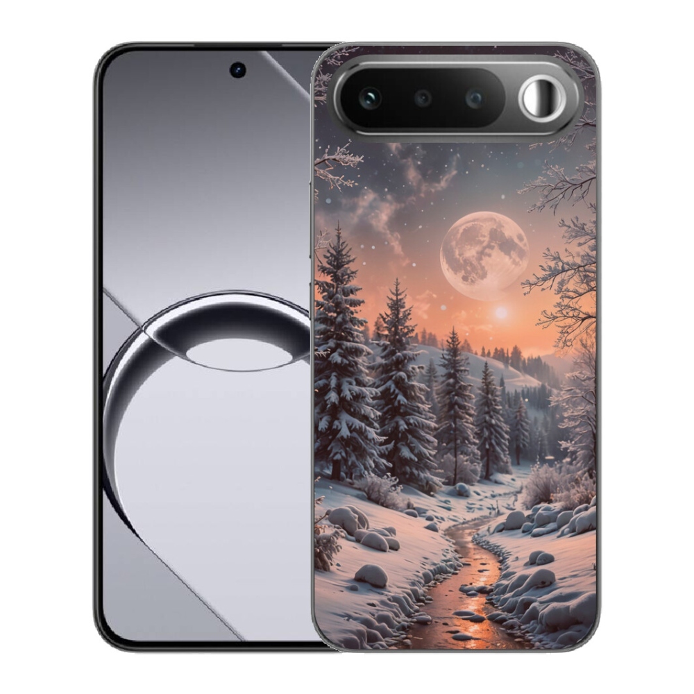 Gelový kryt mmCase na Realme 16 5G - zimní krajina 2