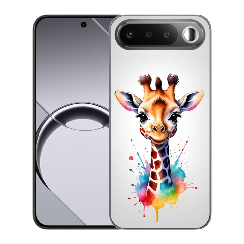 Gelový kryt mmCase na Realme 16 5G - žirafa 1