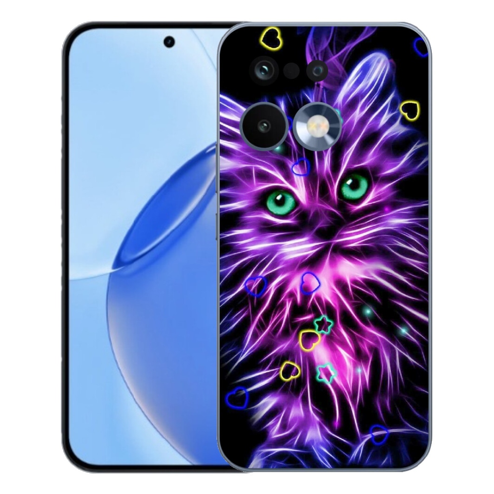 Gelový kryt mmCase na Realme 16 Pro - abstraktní kočka