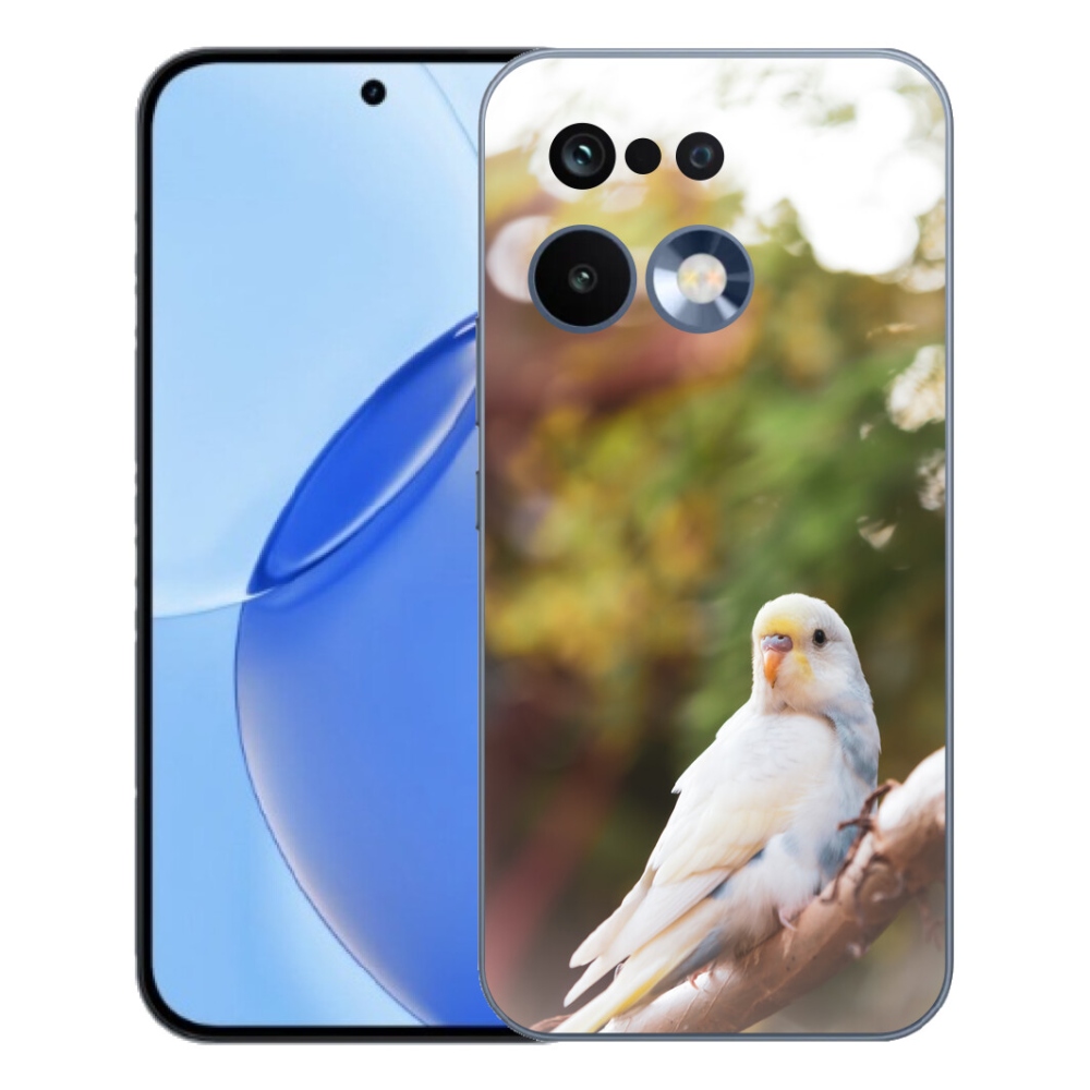 Gelový kryt mmCase na Realme 16 Pro - andulka bílá