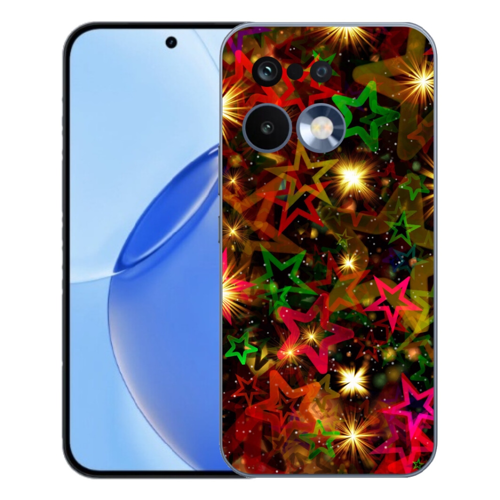 Gelový kryt mmCase na Realme 16 Pro - barevné hvězdičky