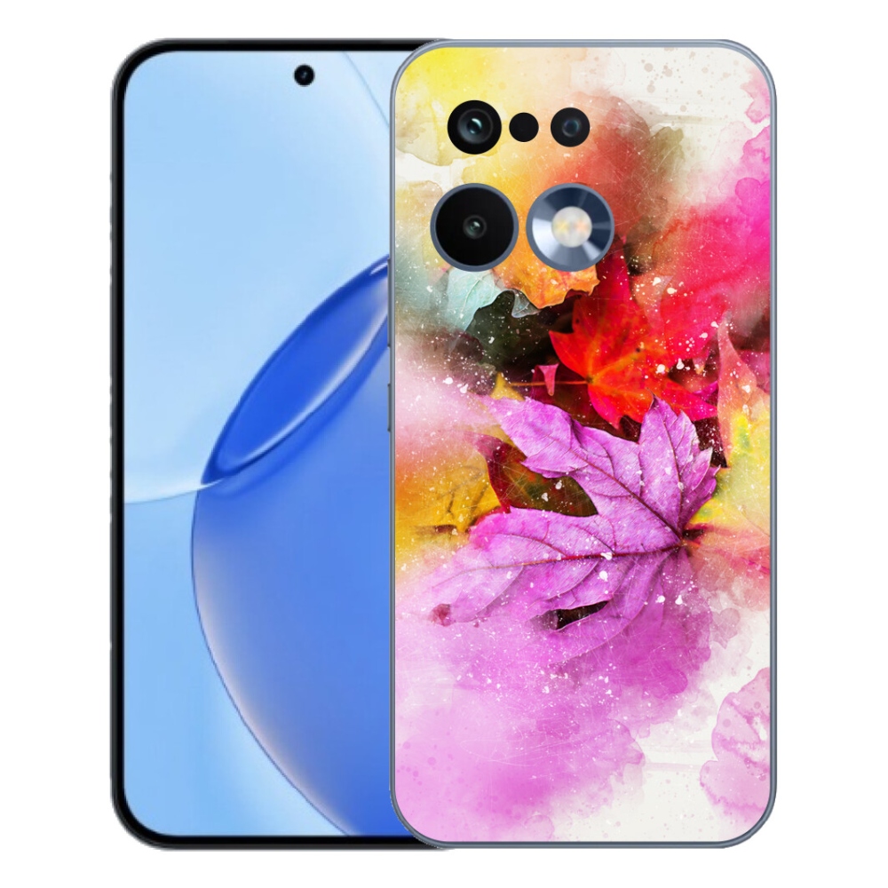 Gelový kryt mmCase na Realme 16 Pro - barevné listy