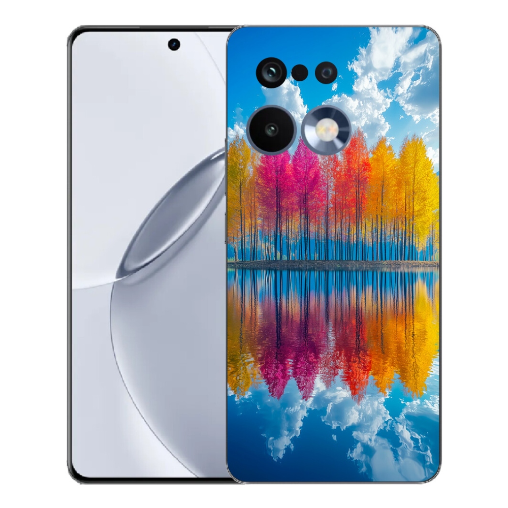 Gelový kryt mmCase na Realme 16 Pro+ - barevné stromy