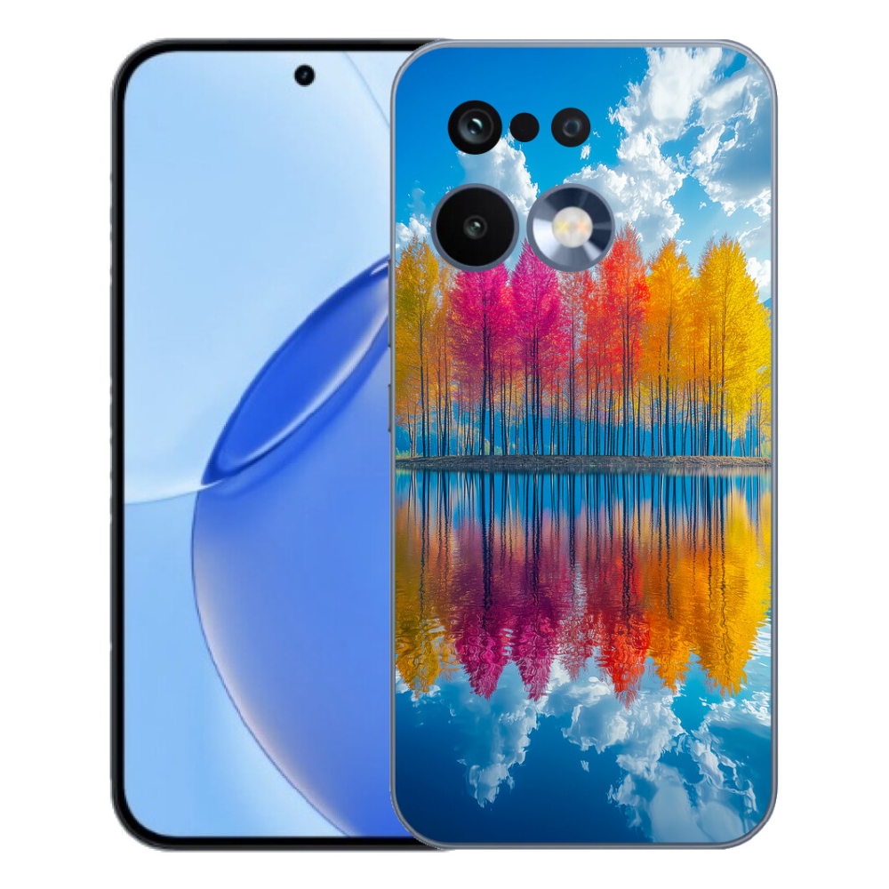 Gelový kryt mmCase na Realme 16 Pro - barevné stromy
