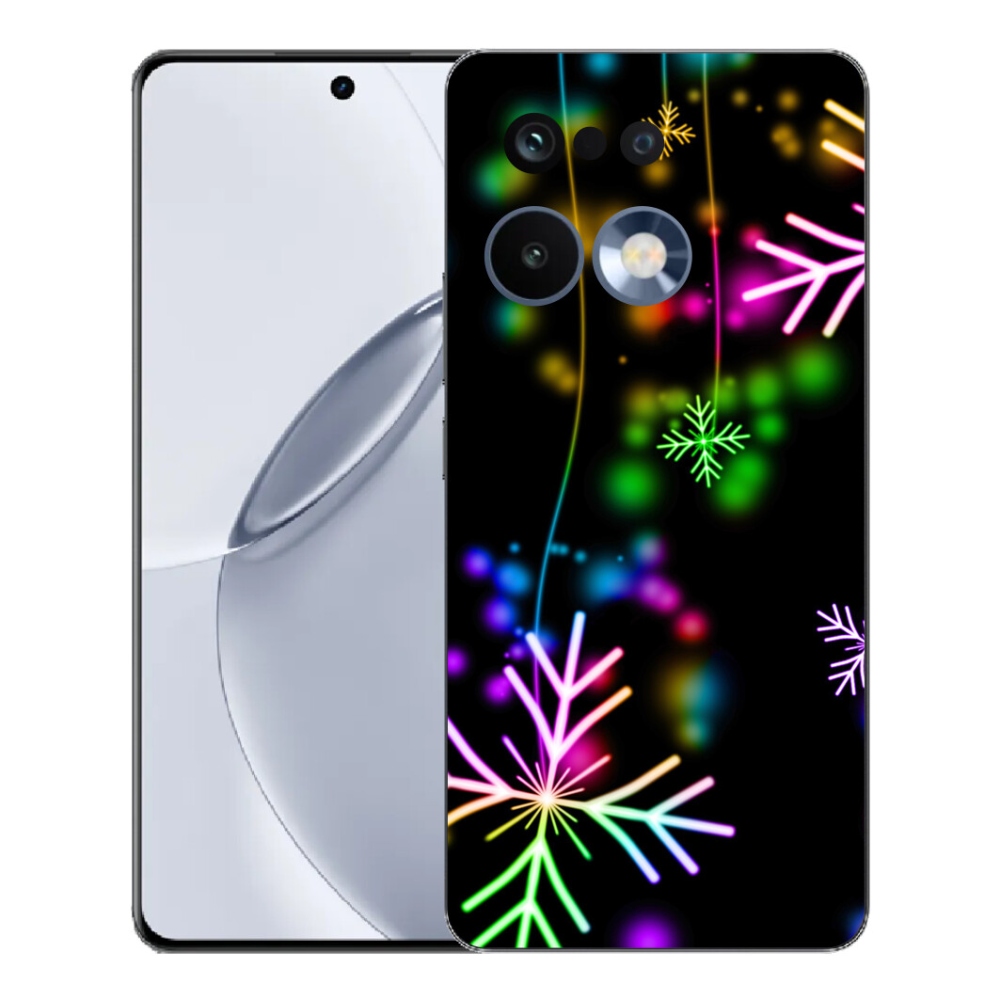 Gelový kryt mmCase na Realme 16 Pro+ - barevné vločky