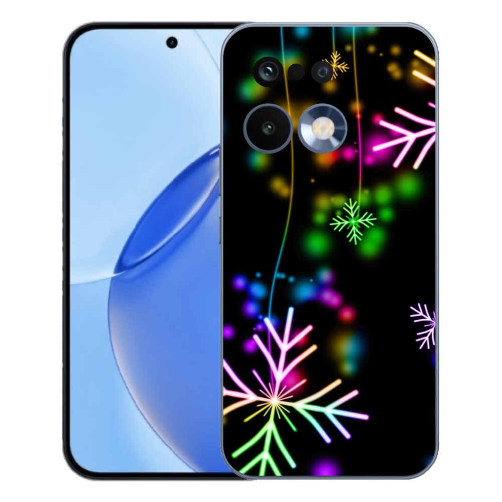 Gelový kryt mmCase na Realme 16 Pro - barevné vločky