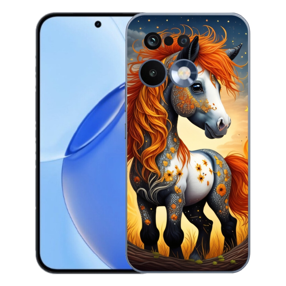 Gelový kryt mmCase na Realme 16 Pro - barevný poník