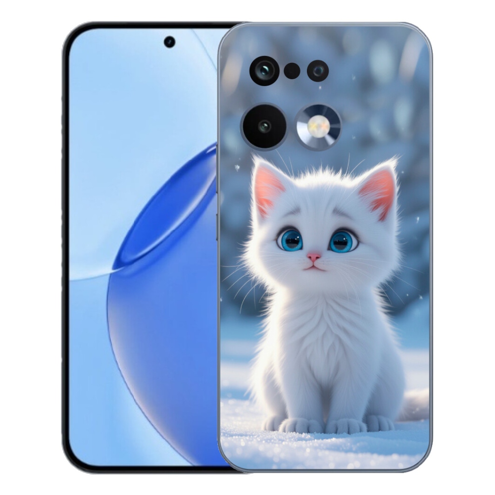 Gelový kryt mmCase na Realme 16 Pro - bílé kotě 3