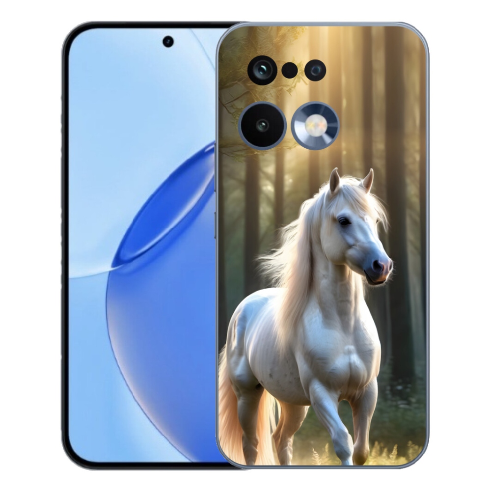 Gelový kryt mmCase na Realme 16 Pro - bílý kůň 3