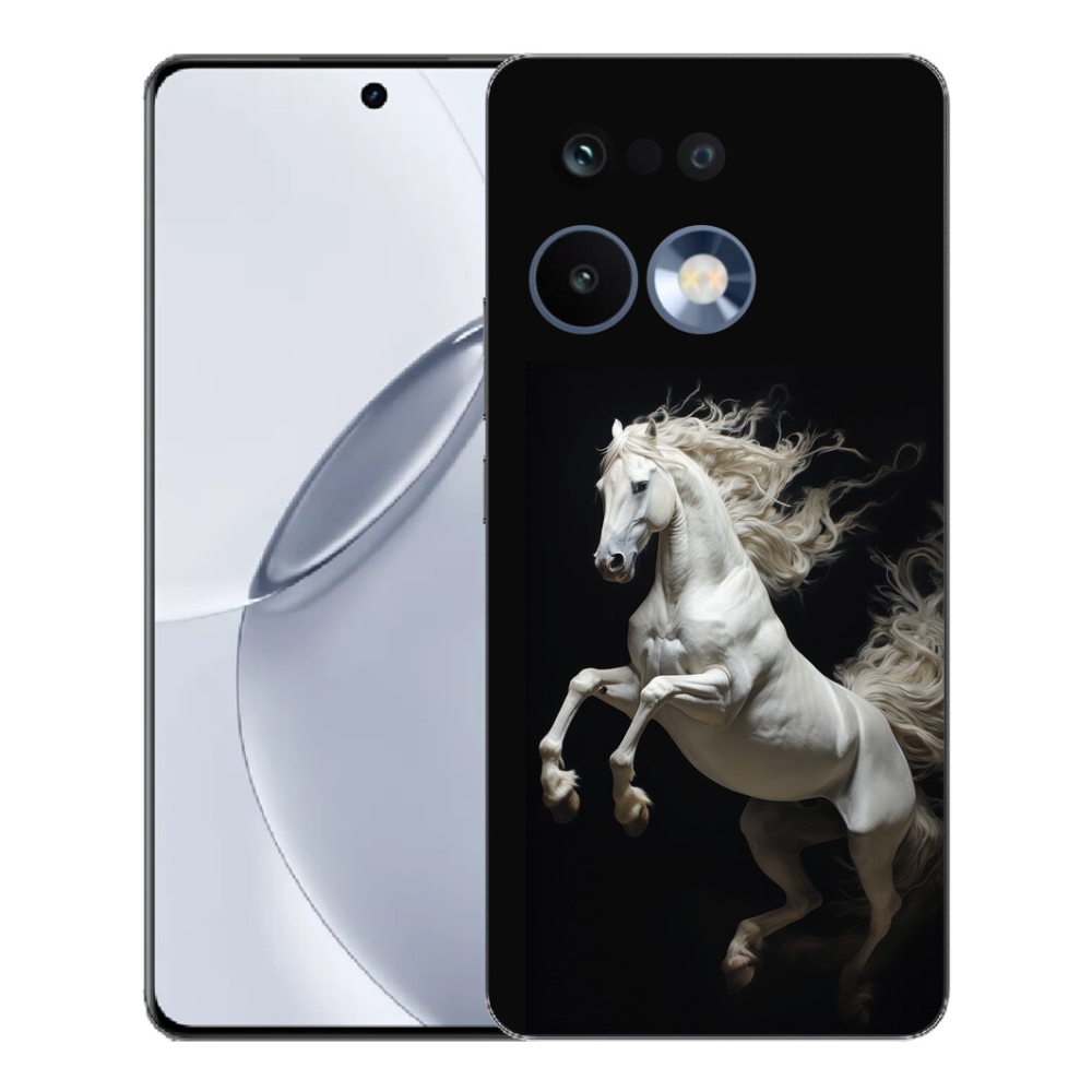 Gelový kryt mmCase na Realme 16 Pro+ - bílý kůň 4